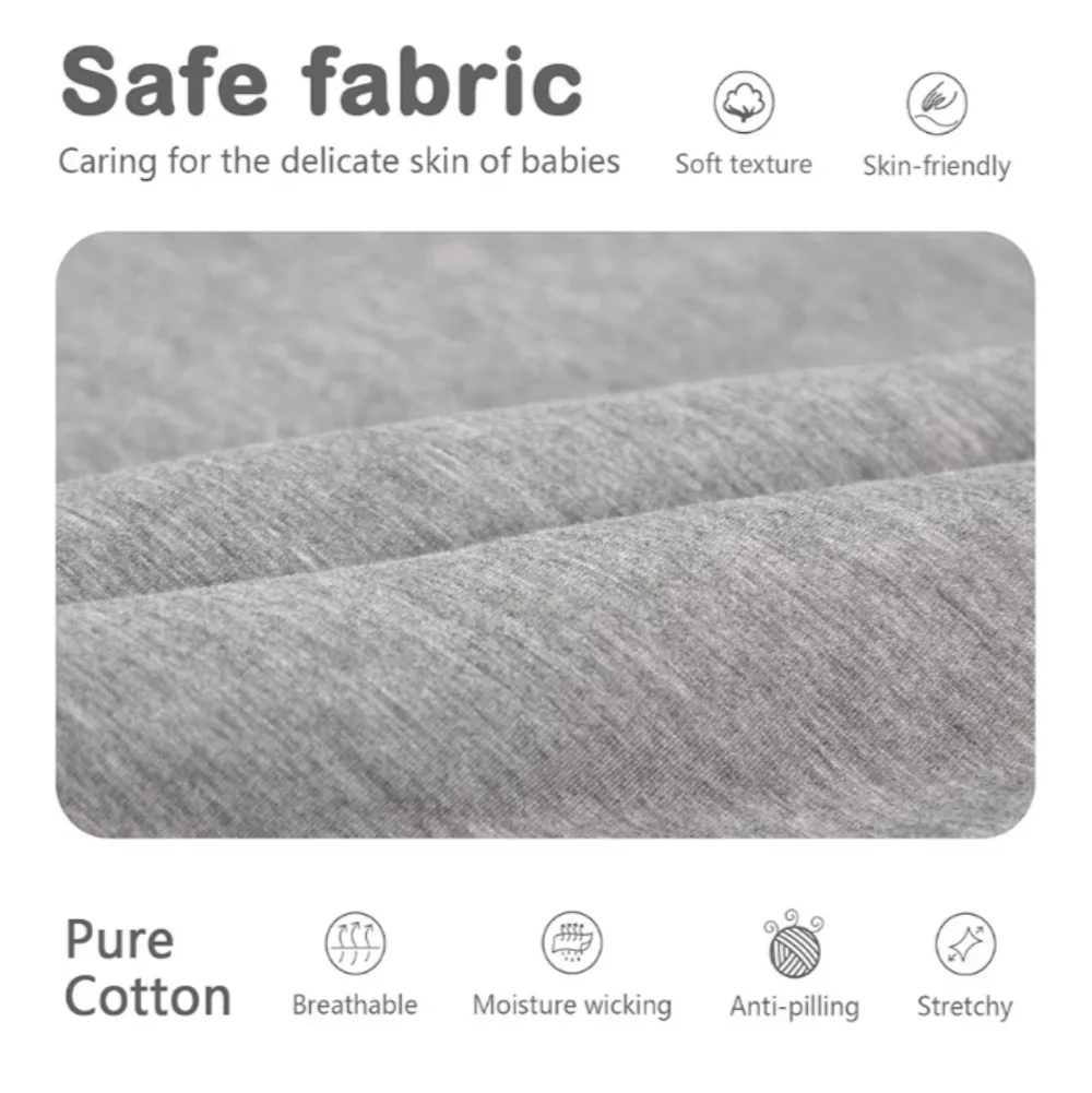 Baby Winter Sleep Sack (Grey,18-36 Months)Unisex Rayon‎ Made from Bamboo